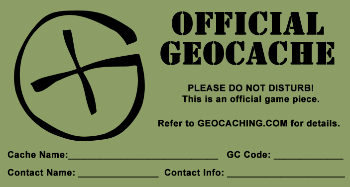 Geocaching Supplies - Containers, Lables, Logbooks, Pens & Pencils