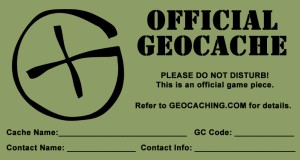 geocaching logsheet